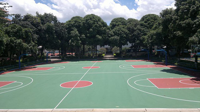 硅PU籃球場 硅PU籃球場